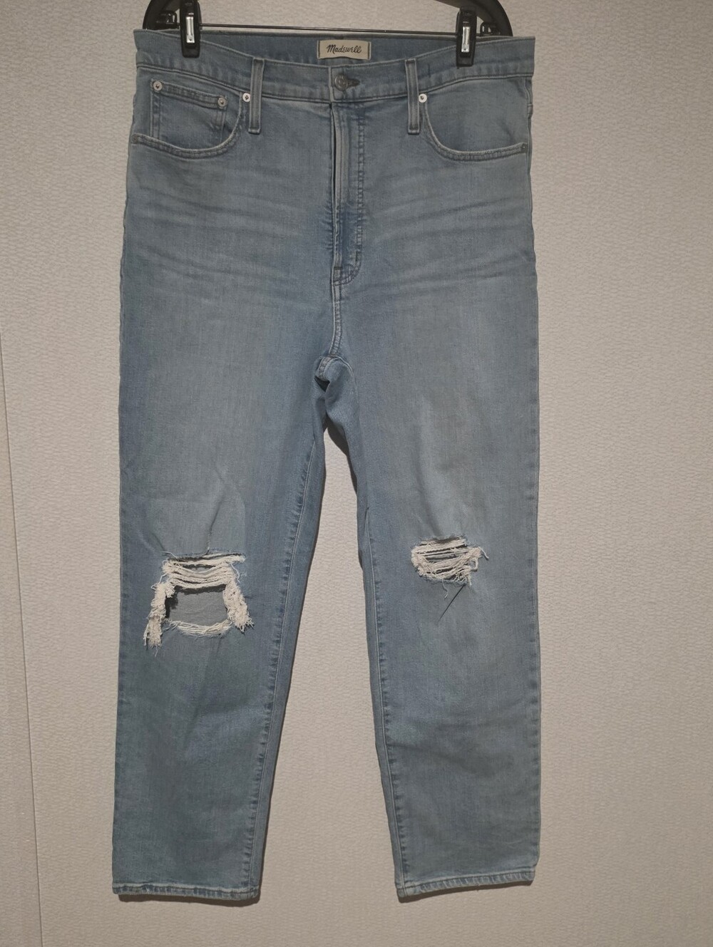 Madewell The Perfect Vintage Straight Jean Size 31 High Rise